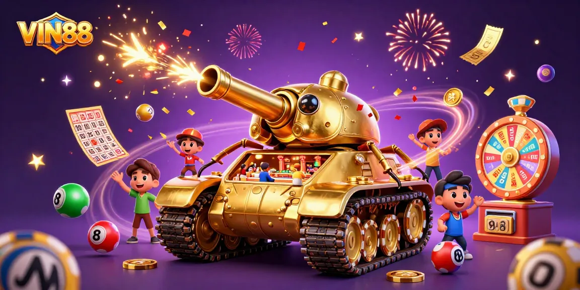 Experience VIN88's thrilling miniature casino world in a stunning 3D celebration.
