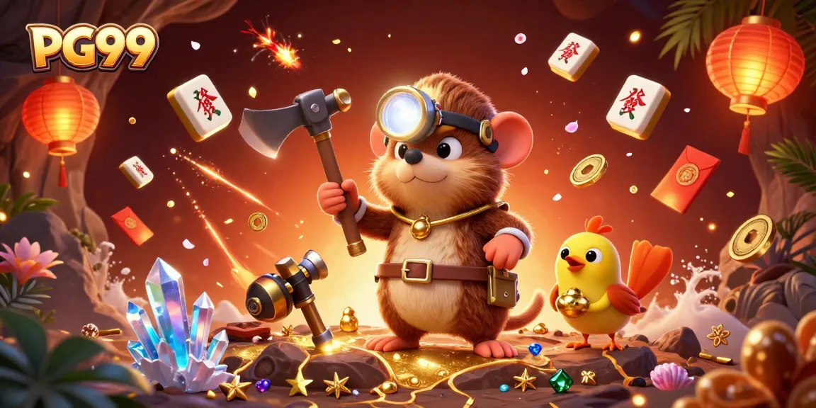 Engage in thrilling experiences at PG99 with a captivating treasure-hunting scene.
