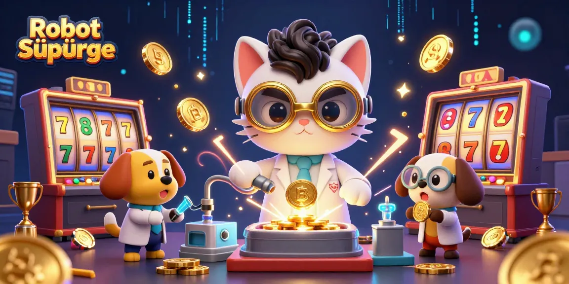 Robot Süpürge ile Jackpot kazanma heyecanını yaşayın, dinamik oyun ögeleri arasında!