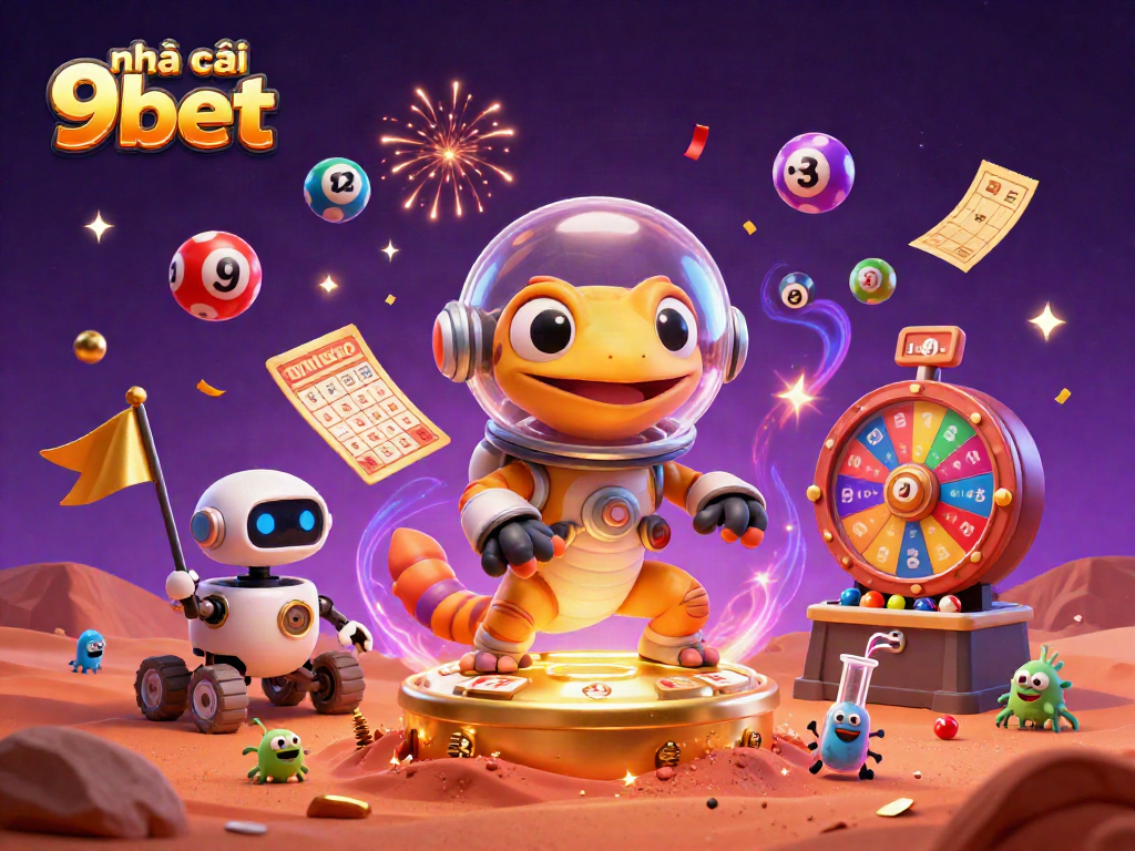 Uncover rewards with nhà cái 9bet as a Martian gecko discovers an incredible casino.