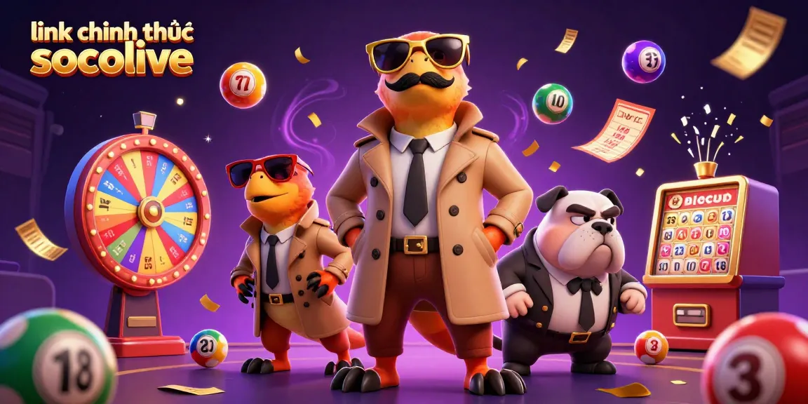 Watch thrilling lottery action with link chính thức socolive in this vibrant casino scene featuring raptors.