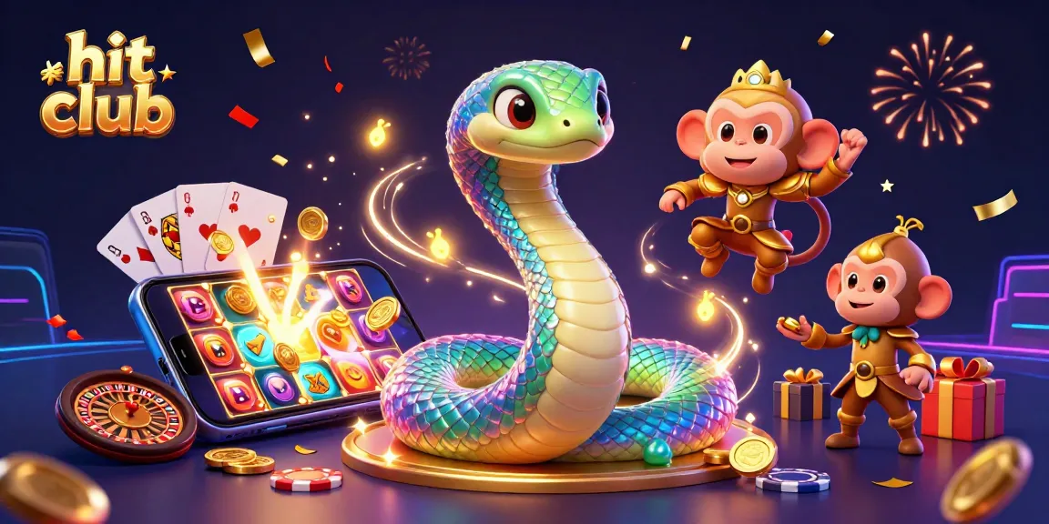 Experience the thrill of hit club gameplay with vibrant visuals of a 3D casino scene filled with excitement.