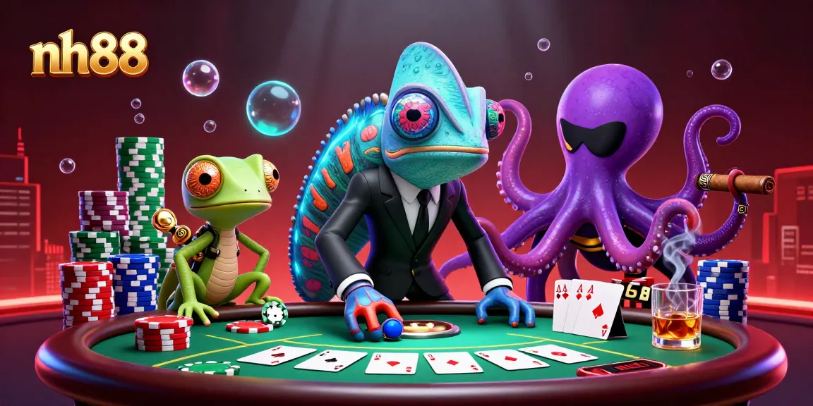 Experience exciting gaming action with nh88 featuring vibrant casino elements and engaging characters.