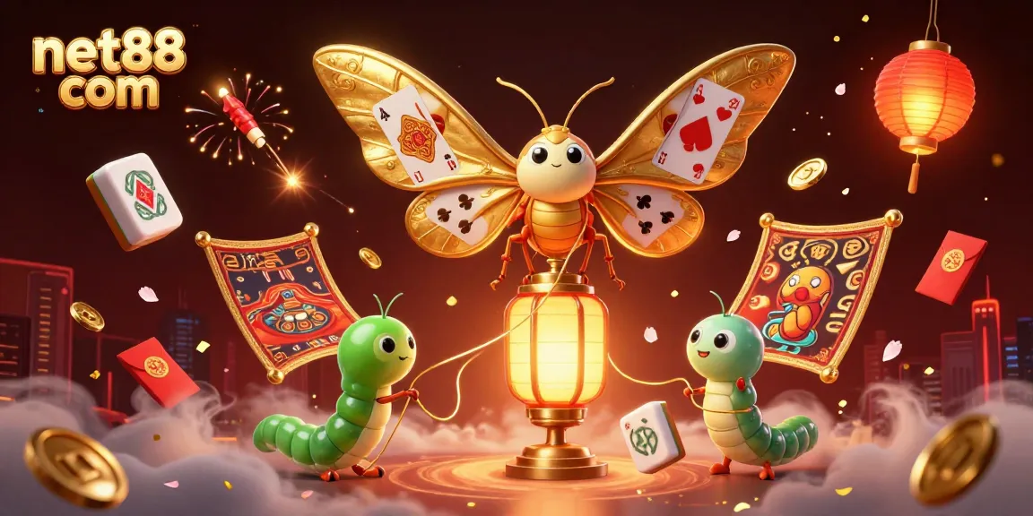 Experience the vibrant excitement of gaming at net88 com with a stunning 3D casino scene.