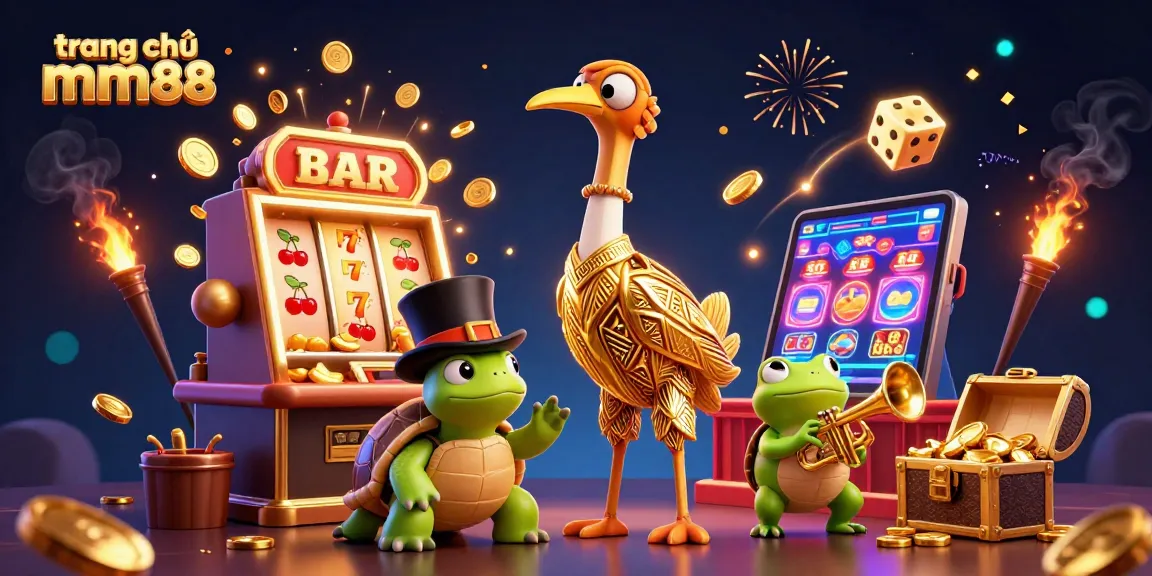 Experience the excitement at trang chủ mm88 with dynamic slots and casino games illustration.