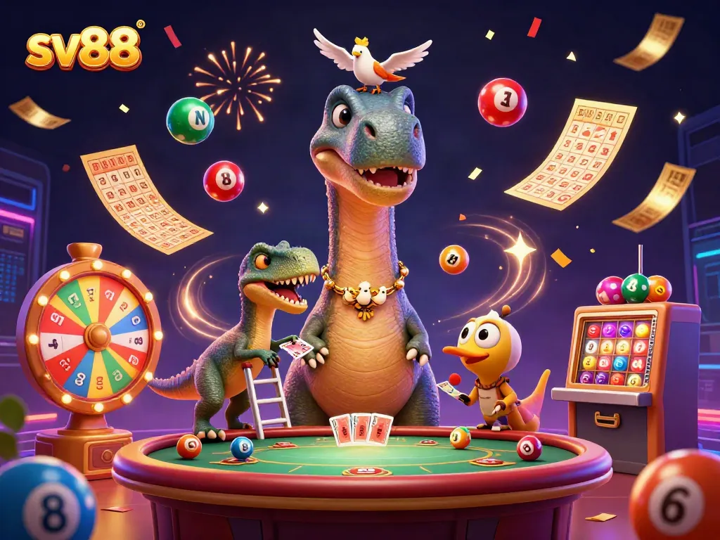 Experience gaming excitement at sv88 with vibrant visuals and dynamic elements.