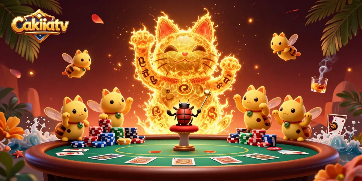 Cakhiatv offers a thrilling online poker experience with vibrant visuals and engaging elements.